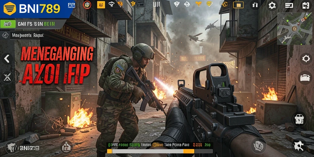 Gameplay seru menembak dari BNI789 dengan efek grafis menakjubkan.
