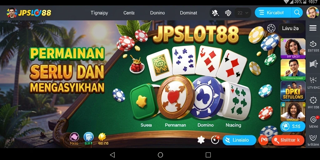 Tampilan gameplay JPSLOT88 dengan desain yang menarik dan interaktif.