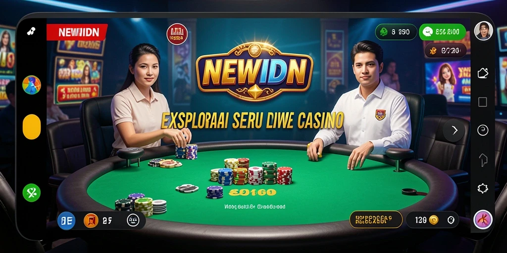 Tampilan menawan gameplay Live Casino di NEWIDN.