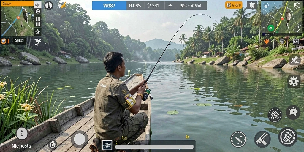 Tangkapan ikan yang hebat di game WG87.